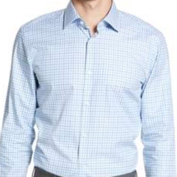 BOSS HUGO BOSS Regular Fit Dress Shirt-Men Size L